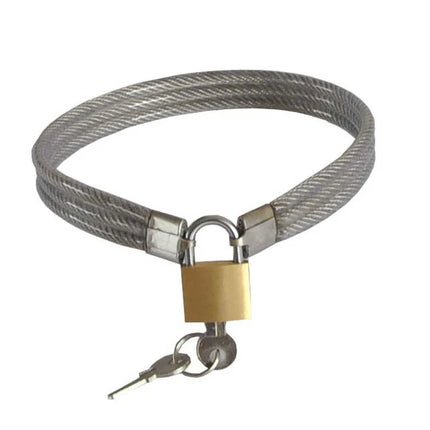 Manyjoy Stainless Steel Beauty Neck Cosplay Slave Collar Bdsm Bondage Lockable Adult Games Sex Toys for Woman Men Fetish Tools