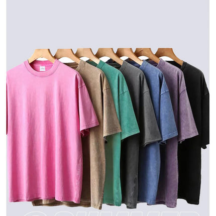 Cartoon Alien Classic Communication Print Women T-shirt Breathable Cotton Short Sleeve Washed Vintage Worn Out Female T Shirts