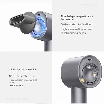 Mijia High Speed Hair Dryer H701 Water Ion 65m/s Wind Speed 220V Professional Hair Care Quick Hair Dryer Negative lon