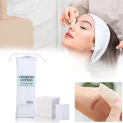 500PCS/Set Facial Puff Pads Disposable Makeup Accessories Remover Practical Face Soft Remover Non-woven Fabric Paper Beauty Tool