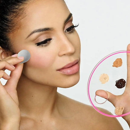14Pcs Hybrid Makeup Sponge & Powder Puff Set - Hydrophilic Latex-Free Foundation & Loose Powder | Vegan Oil-Free Beauty Tools