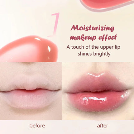 Mirror Lip Color Set, Moisturizing Lip Gloss Gift Box, A Cute Gift for Others