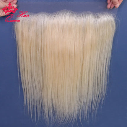 Queen Hair #613 Blonde Real HD Lace Frontal 13x6 13x4 Closure 6x6 5x5 HD Skinlike Melt Skins Lace Straight/Body Wave Human Hair
