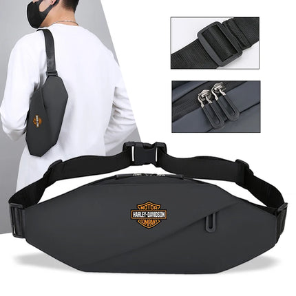 Oxford Cloth Waist bag Cool Chest Bag for Harley Davidson Softail Sportster VRSC Touring X48 883 1200 Street Glide Motorcycle 