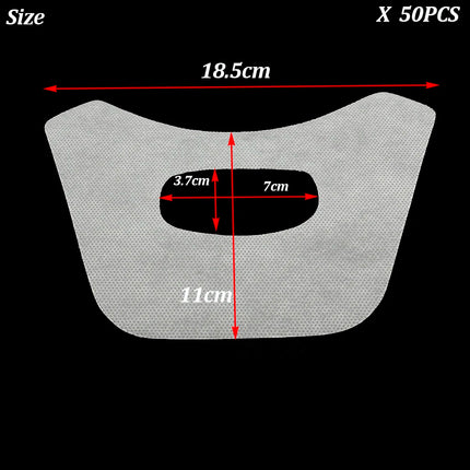 150pcs Dental Mouth Cloth Saliva Pad Lip Protection Mat Teeth Whitening Consumables Face Gauze Mouth Non Woven Material