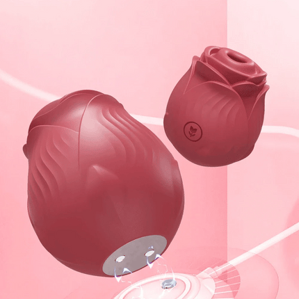Rose-Sucking Vibrator for Women Thrusting Dildo Nipple Vacuum Sucker Clitoris Stimulator Female Vibrating Egg Adult Sex Toys