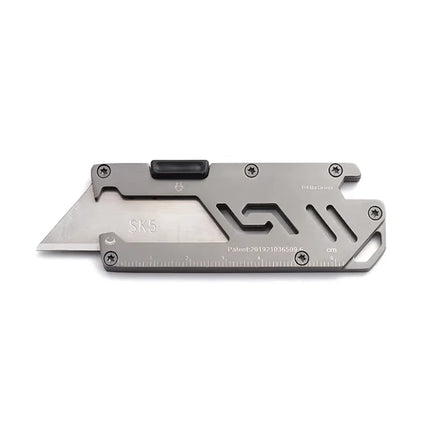 SK5 Stainless Steel Utility Knife Multifunctional 5 In 1 Art Knife Household Box Paper Letter Cutter Carving Knife EDC Tool