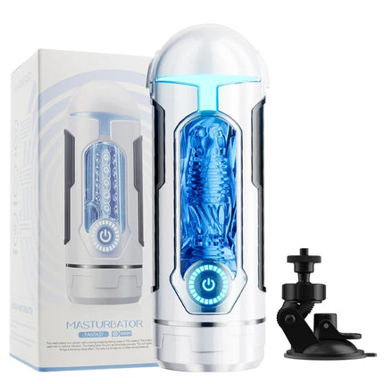 Automatic Male Masturbator Penetration Insert Powerful Suction Mount  Penis Trainer Vibrator Pocket Pussy Adult Sex Toys for Men