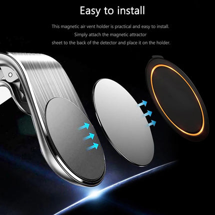 Magnetic Car Air Vents Mount 7-Type Car Speed Camera Detector Clip Strong Magnet Car Air Vent Holder for OOONO CO-Driver NO2
