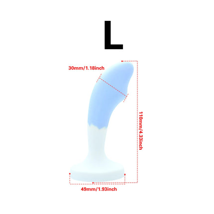 Silicone Anal Plug G-point Massage Gem Crystal Base Butt Plug Anal Masturbation Stimulator Anal Dilatancy Dildos Adult Sex Toys