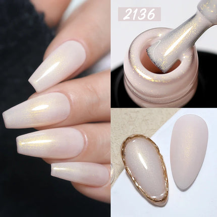 Arte Clavo Pearl Shiny Gel Nail Polish 10 Colors Manicure For Nails Soak Off UV LED Gel Nails Art Semi Permanent Gel Varnish
