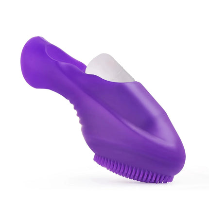 Couple Finger Vibrator for Women, Soft Silicone Clit Stimulator and G Spot Massager, Female Pleasure Adult Sex Toy