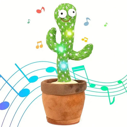 New Dancing Talking Cactus Toys For Baby Boys And Girls, Singing Mimicking Recording Repeating What You Say Sunny Cactus Up Plus