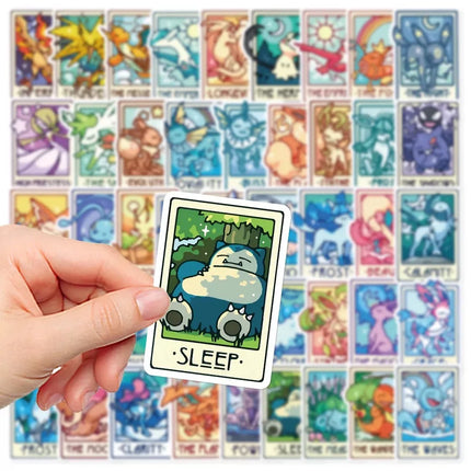 45/90PCS Cute Pokémon Anime Cartoon Stickers Car Guitar Motorcycle Luggage Suitcase DIY Classic Toy Funny Decal Kid Sticker