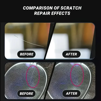 Glass scratch repair paste, can be used for windshield, bathroom glass doors, windows, etc., to restore polishing scratch paste
