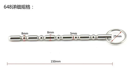 Massage Wand Urethral Sound Dilators Stimulation Catheter Beads  Penis Plug Insert Male Masturbator Horse Eye Sticks BDSM Penis