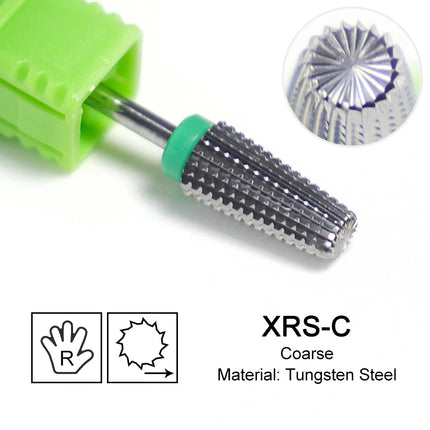 Tapered Barrel Nail Drill Bits Carbide Nails Grinding Head Milling Cutter 4XC Hard Soft Gel Removal Polishing DIY Tools