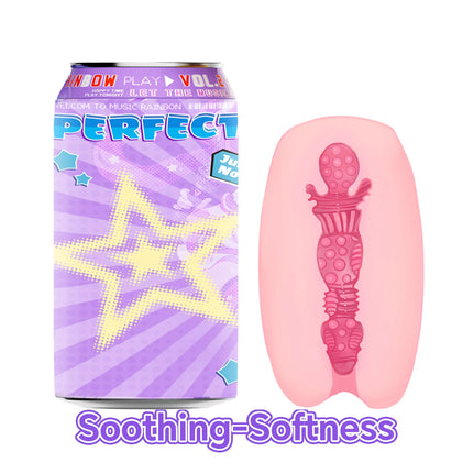 YUU Sex Toys Male Hidden Canned Masturbation Cup VER.2 Soft STPE Artificial Pocket Pussy Masturbators for Men Onahole 7 Colors