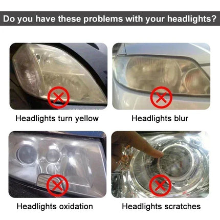 Headlight Repair Spray for Car Refurbishment Anti-Oxidation Coating Car Lamp Polishing Agent Scratch Restoration Dirt Clean