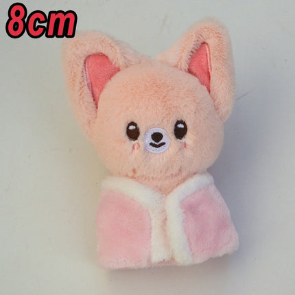 *-SKZOO Stray Kids Keychain Plush Toy Pajamas Eye Mask Keychain Decorative Animal Pink Series Mini Companion Doll DIY Products