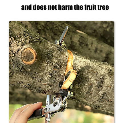Double Pulley Fruit Tree Ring Peeling Pliers Girdling Knife for Jujube Citrus Apple Grape Bark Peeling Grafting Pruning Tool