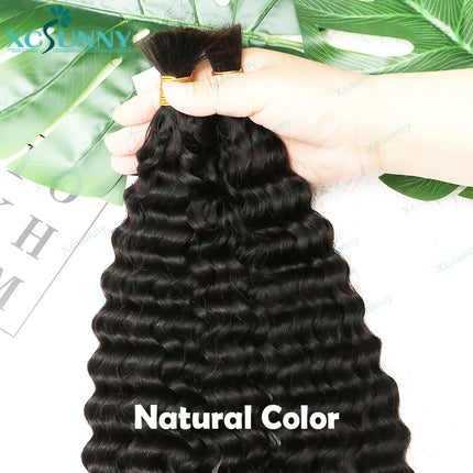 Bulk Human Hair For Braiding Curly Loose Deep Braiding Hair Extensions Color 30 4 Bulk Human Hair For Braids Double Drawn