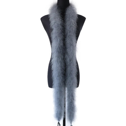 2M Soft Turkey Marabou Feather Boa 11-50g for Scarf Clothing Christmas Tree Decor Shawl Craft Costume Wedding Dress Plume Boas