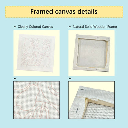 PhotoCustom Building Punch Needle Kit Painting Decor Embroidery Starter Kit Landscape Monks Cloth For Punch Needle Kits Embroide