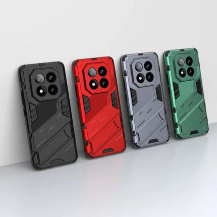 2IN1 Hybrid Armor Magnetic Hard Phone Case For Xiaomi Redmi Note 15 14 Pro Plus 4G 5G Shockproof Matte Bracket Protective Cover