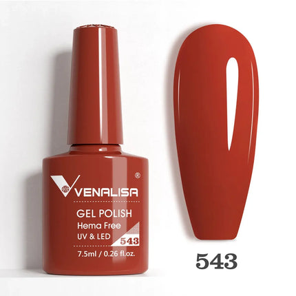 7.5ml Venalisa TPO FREE HEMA FREE Gorgeous Color Nail Gel Polish Long Wear Soak Off UV LED Gel Varnish Nail Manicure Gel Varnish