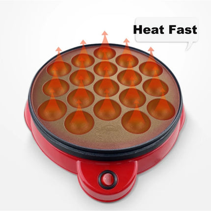 220V Chibi Maruko Baking Machine Household Electric Takoyaki Maker Octopus Balls Grill Pan Professional Cooking Tools