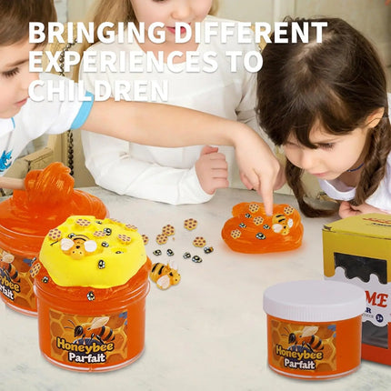 Honey Themed Food Butter Slime Set for Girls & Boys 8-12 Years Slime Party Gifts for Kids Sensory Toy Slime for Kids