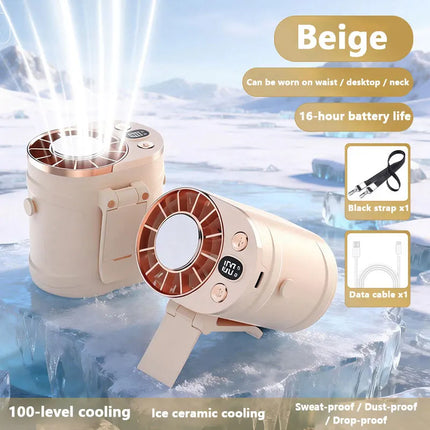 Lenovo Waist Fan Portable Air Conditioner Personal Cooling Clip on Fan for Outdoor Sports Travel Office Workers Summer Gift