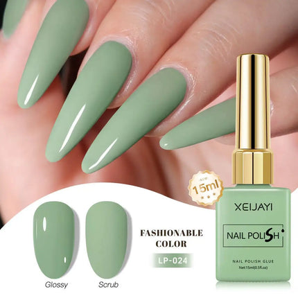 Gel Polish Nail Art Spring/Summer New Collection Avocado Green Nail Polish Manicure Products Uv Permanent Seedling Varnish