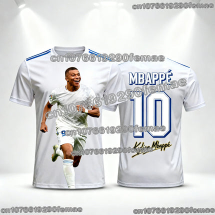 Commemorative Mbappé Soccer Jersey Special Edition Men Women Kids Outdoor Quick-Dry Breathable Football Shirt