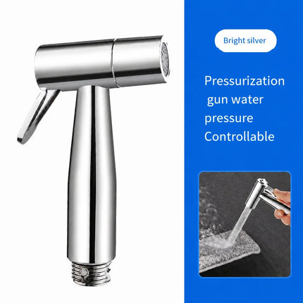Portable Handheld Bidet Sprayer Nozzle for Feminine Hygiene Pressurized Cleaning Toilet Washing Bathroom Accessory