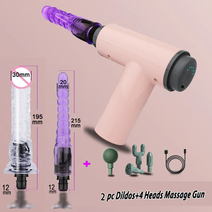 Handheld Massage Gun Dildo Vibrator Sex toys for Women Automatic Sex Machine With Clitoral stimulation Sexy toys for Couples 18