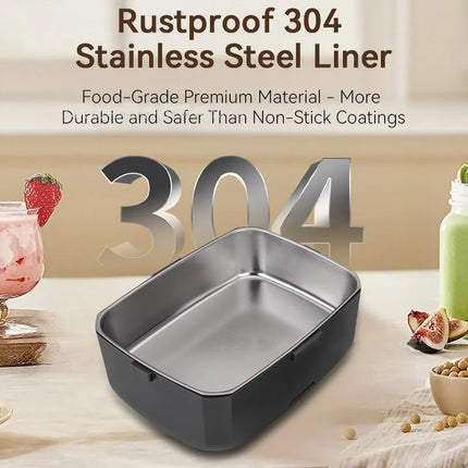 3L Portable Electric Lunch Box Food Warmer Food Heater for Car and Home Lunch Heating 220/110V,12-24V