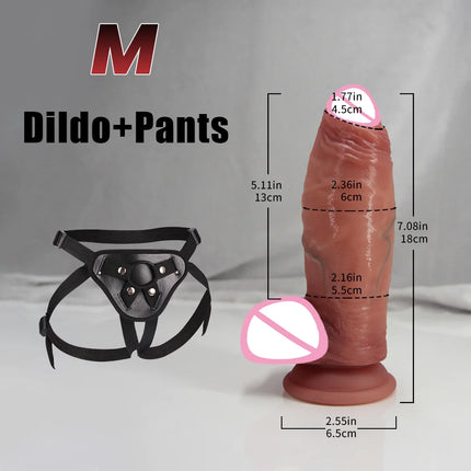 Huge Thick Dildo Big Dick Sex Toy for Women Soft Silicone Anal Big Penis With Super Suction Cup Female Masturbation Sex Products