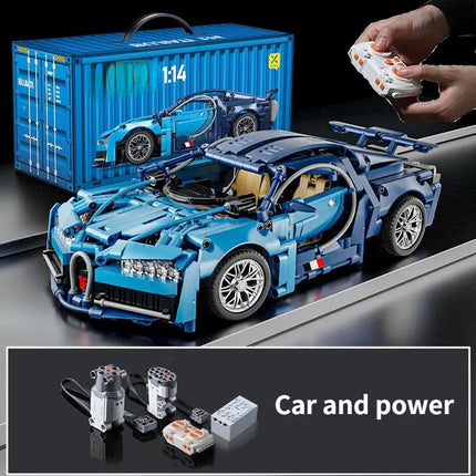 1:14 Building Blocks Roadster RC Toy Car Building Blocks Toy Birthday Gift MOC Roadster Model 1310Pcs