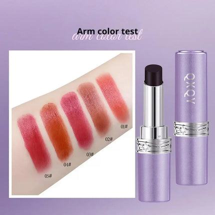 Velvet Matte Dark Magic Lipstick Long-Lasting Waterproof Lipstick Hydration Lip Gloss Nourishing Lightweight Smooth Essence Care