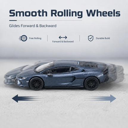 Trends Hobby 1/64 Lamborghini Temerario Super Sport Racing Vehicle Miniature Model Toy Car Free Wheels Diecast Collection Gift