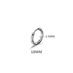 Silver Color 10mm / 1PC