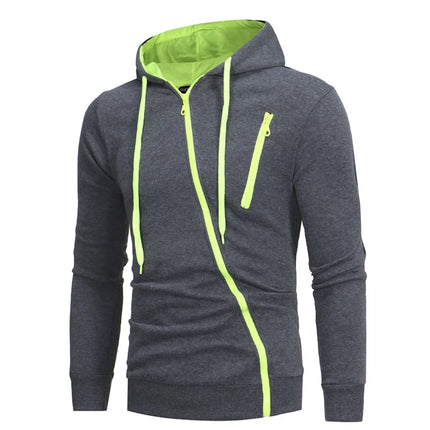 2023 Zipper Men Jackets Autumn Winter Casual Fleece Coats Bomber Jacket Scarf Collar Fashion Hooded Male Outwear Slim Fit Hoody