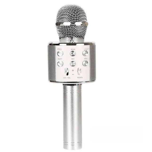 Wireless Karaoke Microphone , Bluetooth Speaker, Multi-Function Controls 5-In-1  Handheld Mic  For Party, Great Birthday Gift