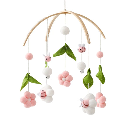 Baby Cloud Rattles Crib Mobiles Toys 0-12 Months Bell Musical Box Newborn Bed Bell Toddler Rattles Carousel For Musical Toy Gift