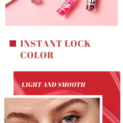 MAGIC CASA 6-Piece Set Water-Gloss Jelly Lip Oil - Plumping, Hydrating, Makeup Base, Long-Lasting Moisture