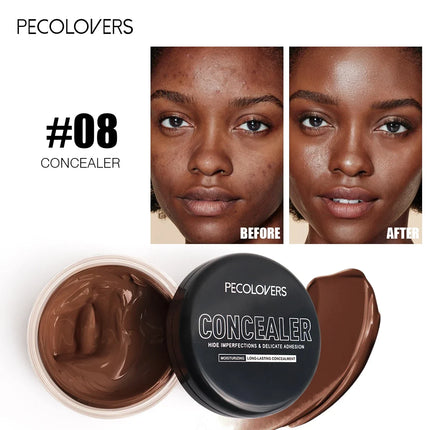 Waterproof Lasting Concealer Cream Moisturizing Full Cover Acne Mark Dark Circles Contour Concealer Makeup Palette Face Makeup