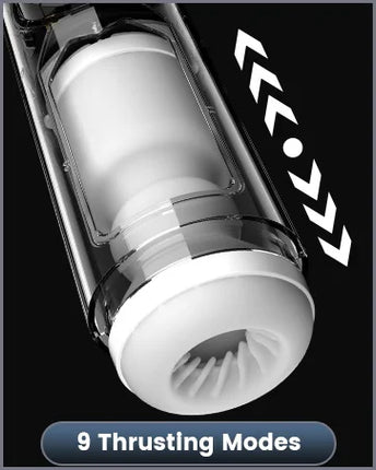 APP Intelligent Heating Suction Blowjob Masturbator for Men  LCD Display Telescopic Vibrating Masturbation Cup Pocket Pussy