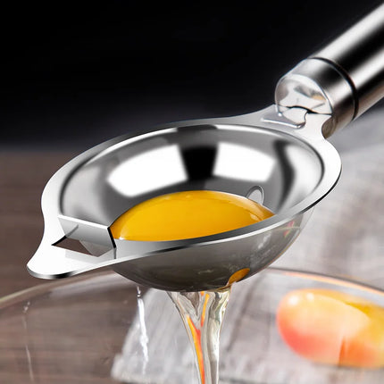 Egg White Separator Stainless Steel Tools Eggs Yolk Filter Gadgets Kitchen Accessories Separating Funnel Spoon Divider Utensils